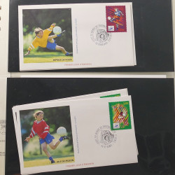 Collection entiers postaux de France 1997-2003 en album Lindner.