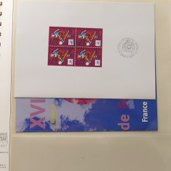 Collection entiers postaux de France 1997-2003 en album Lindner.