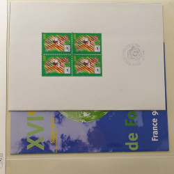 Collection entiers postaux de France 1997-2003 en album Lindner.