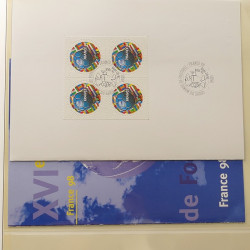 Collection entiers postaux de France 1997-2003 en album Lindner.