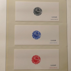 Collection entiers postaux de France 1997-2003 en album Lindner.