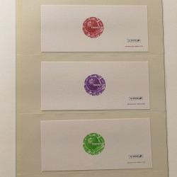 Collection entiers postaux de France 1997-2003 en album Lindner.