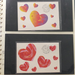 Collection entiers postaux de France 1997-2003 en album Lindner.