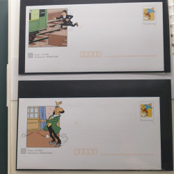 Collection entiers postaux de France 1997-2003 en album Lindner.