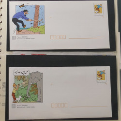 Collection entiers postaux de France 1997-2003 en album Lindner.