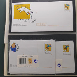 Collection entiers postaux de France 1997-2003 en album Lindner.