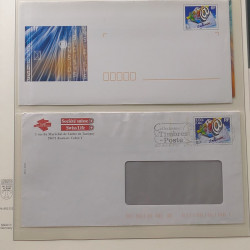 Collection entiers postaux de France 1997-2003 en album Lindner.