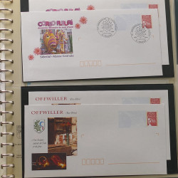 Collection entiers postaux de France 1997-2003 en album Lindner.