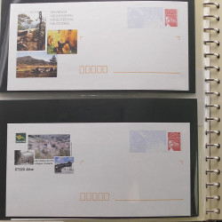 Collection entiers postaux de France 1997-2003 en album Lindner.