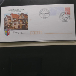 Collection entiers postaux de France 1997-2003 en album Lindner.