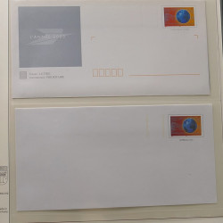 Collection entiers postaux de France 1997-2003 en album Lindner.