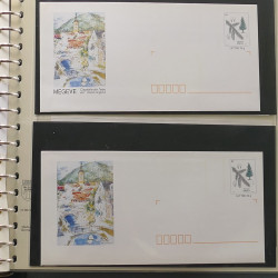 Collection entiers postaux de France 1997-2003 en album Lindner.