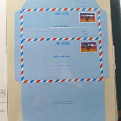 Collection entiers postaux de France 1992-1996 en album Lindner.