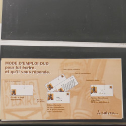 Collection entiers postaux de France 1992-1996 en album Lindner.