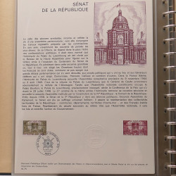 Collection documents premier jour de France 1975 complet en un album.
