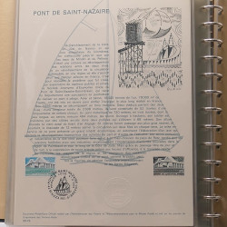 Collection documents premier jour de France 1975 complet en un album.