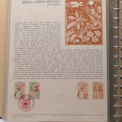 Collection documents premier jour de France 1975 complet en un album.