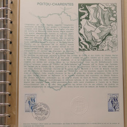 Collection documents premier jour de France 1975 complet en un album.