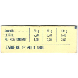 Carnet mixte de 10 timbres Marianne de Liberté N°1501.