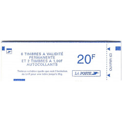 Carnet mixte de 8 timbres type Marianne de Luquet N°1509.