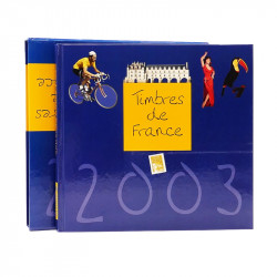 Livre des timbres de France de l'année 2003.