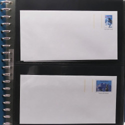 Collection entiers postaux de France 2008-2019 en album Lindner.