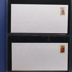 Collection entiers postaux de France 2008-2019 en album Lindner.