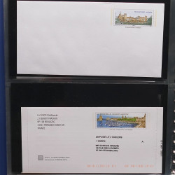 Collection entiers postaux de France 2008-2019 en album Lindner.