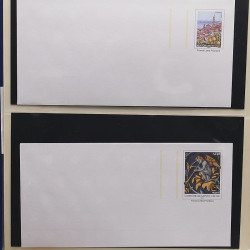 Collection entiers postaux de France 2008-2019 en album Lindner.