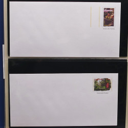 Collection entiers postaux de France 2008-2019 en album Lindner.