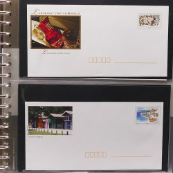 Collection entiers postaux de France 2008-2019 en album Lindner.