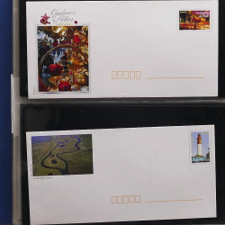 Collection entiers postaux de France 2008-2019 en album Lindner.