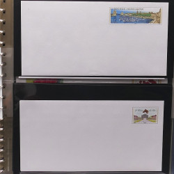 Collection entiers postaux de France 2008-2019 en album Lindner.