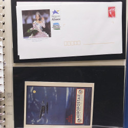 Collection entiers postaux de France 2008-2019 en album Lindner.