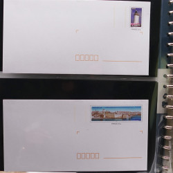 Collection entiers postaux de France 2006-2007 en album Lindner.