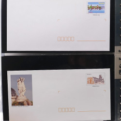 Collection entiers postaux de France 2006-2007 en album Lindner.