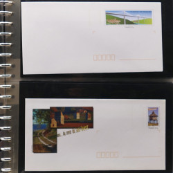 Collection entiers postaux de France 2006-2007 en album Lindner.
