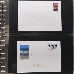 Collection entiers postaux de France 2006-2007 en album Lindner.