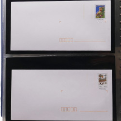 Collection entiers postaux de France 2006-2007 en album Lindner.