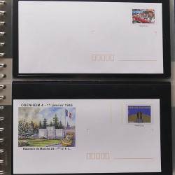 Collection entiers postaux de France 2006-2007 en album Lindner.