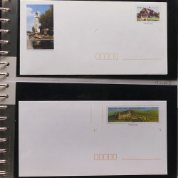 Collection entiers postaux de France 2006-2007 en album Lindner.