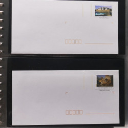 Collection entiers postaux de France 2006-2007 en album Lindner.