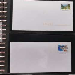 Collection entiers postaux de France 2006-2007 en album Lindner.