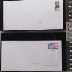 Collection entiers postaux de France 2006-2007 en album Lindner.