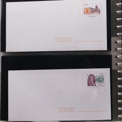 Collection entiers postaux de France 2006-2007 en album Lindner.