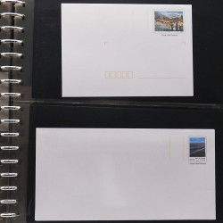 Collection entiers postaux de France 2006-2007 en album Lindner.