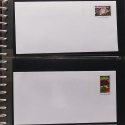 Collection entiers postaux de France 2006-2007 en album Lindner.