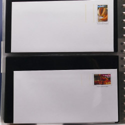 Collection entiers postaux de France 2006-2007 en album Lindner.