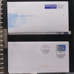 Collection entiers postaux de France 2006-2007 en album Lindner.