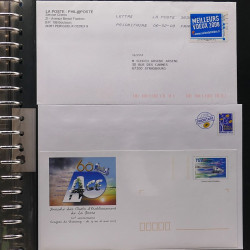 Collection entiers postaux de France 2006-2007 en album Lindner.